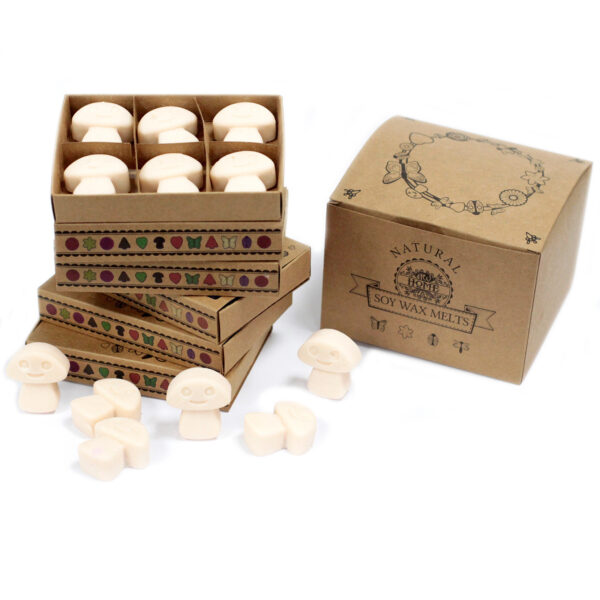 Second image of Caja de 6 ceras de Soja - Nuez moscada y vainilla