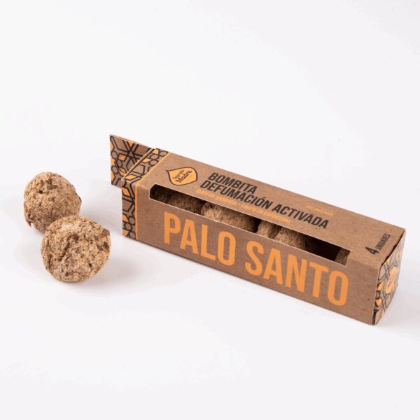 Caja de 4 Bombitas de Incienso Palo Santo
