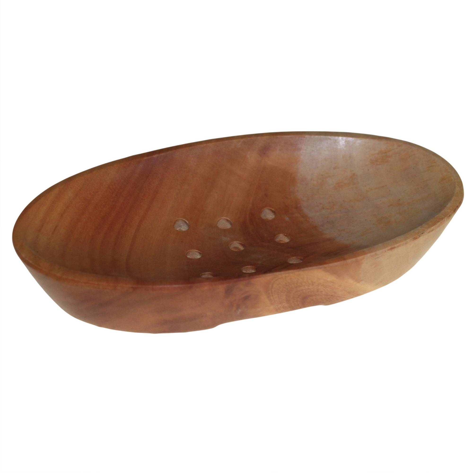 Second image of Jabonera clásica de caoba - Ovalada