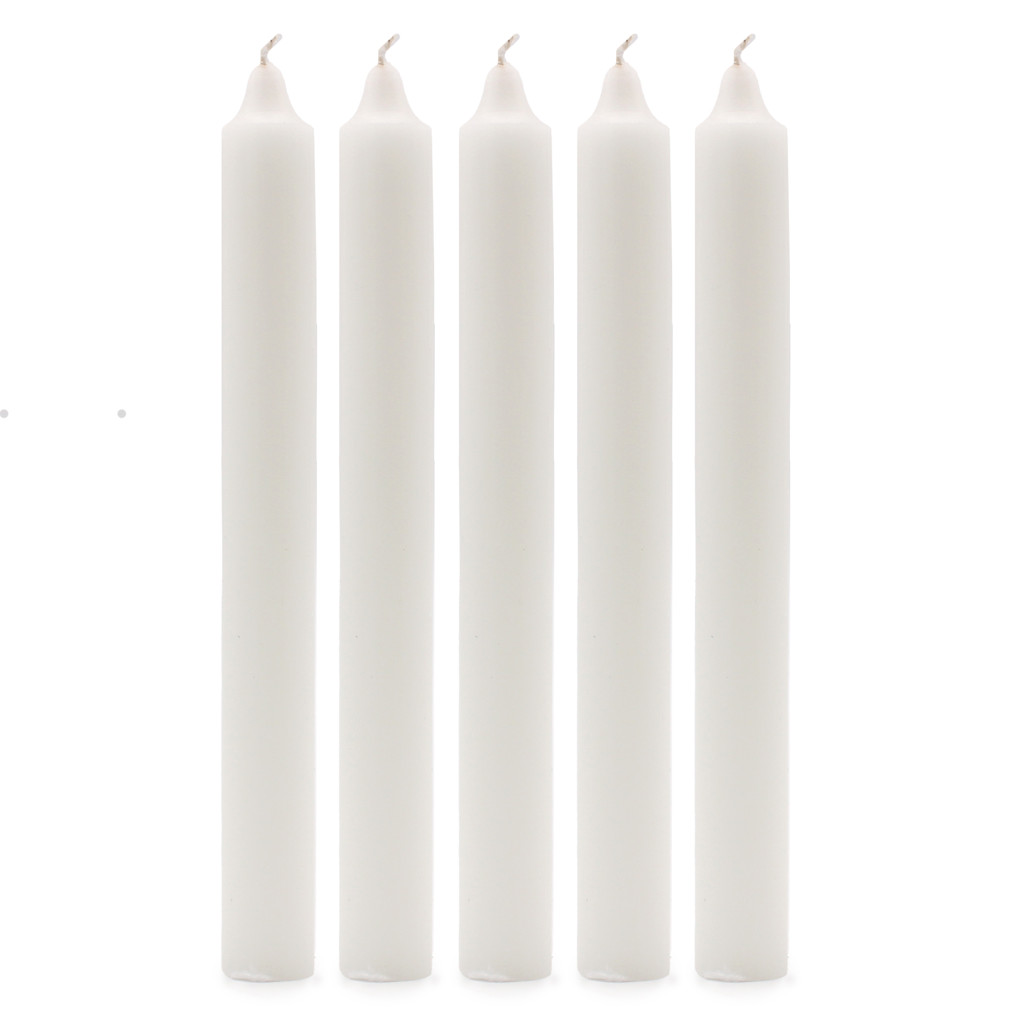 Second image of Velas a Granel de Color Sólido - Blanco Rústico - Paquete de 10