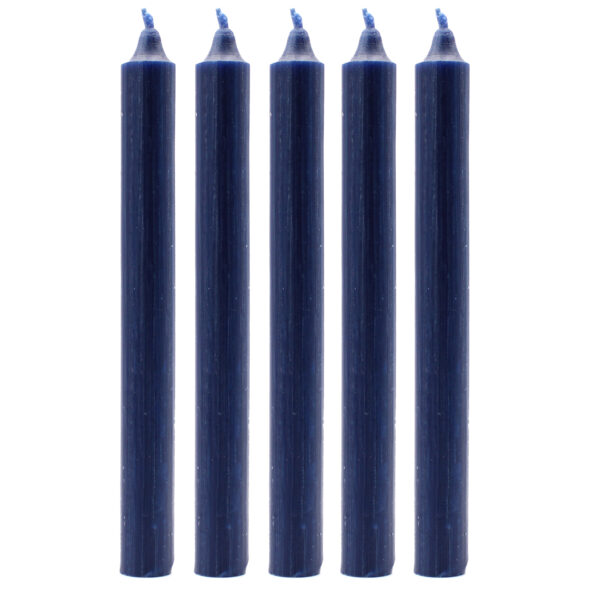 Second image of Velas a granel de color sólido - Azul marino rústico - Paquete de 10