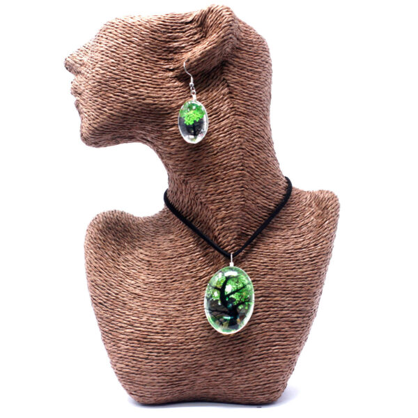 Second image of Flores Prensadas - Arbol De La Vida - Verde
