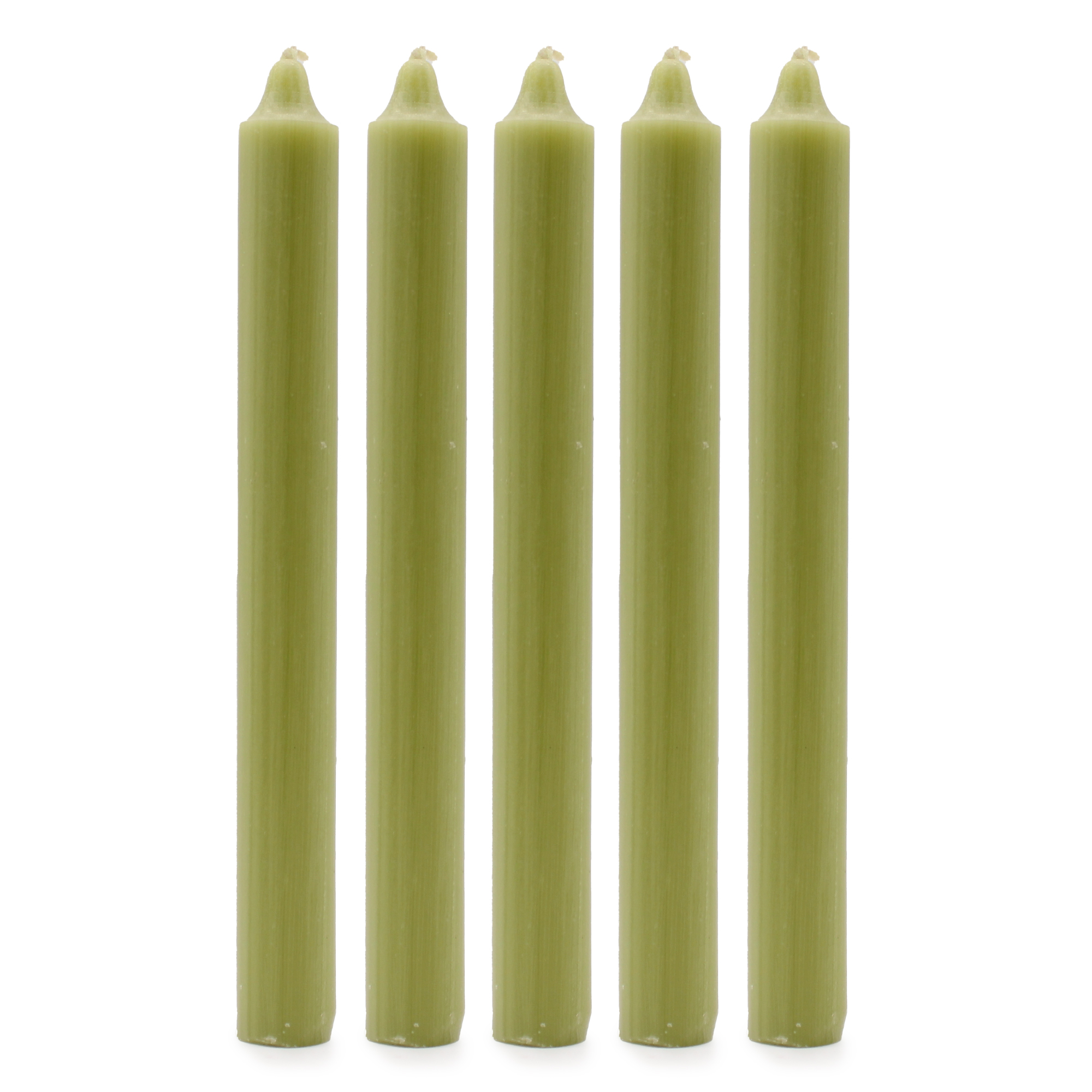 Second image of Velas a Granel de Color Sólido - Oliva Rústica - Paquete de 10
