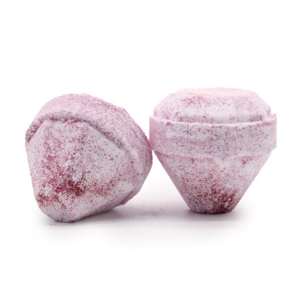 Second image of Bomba de Baño de Piedras Preciosas - Blanca y Roja