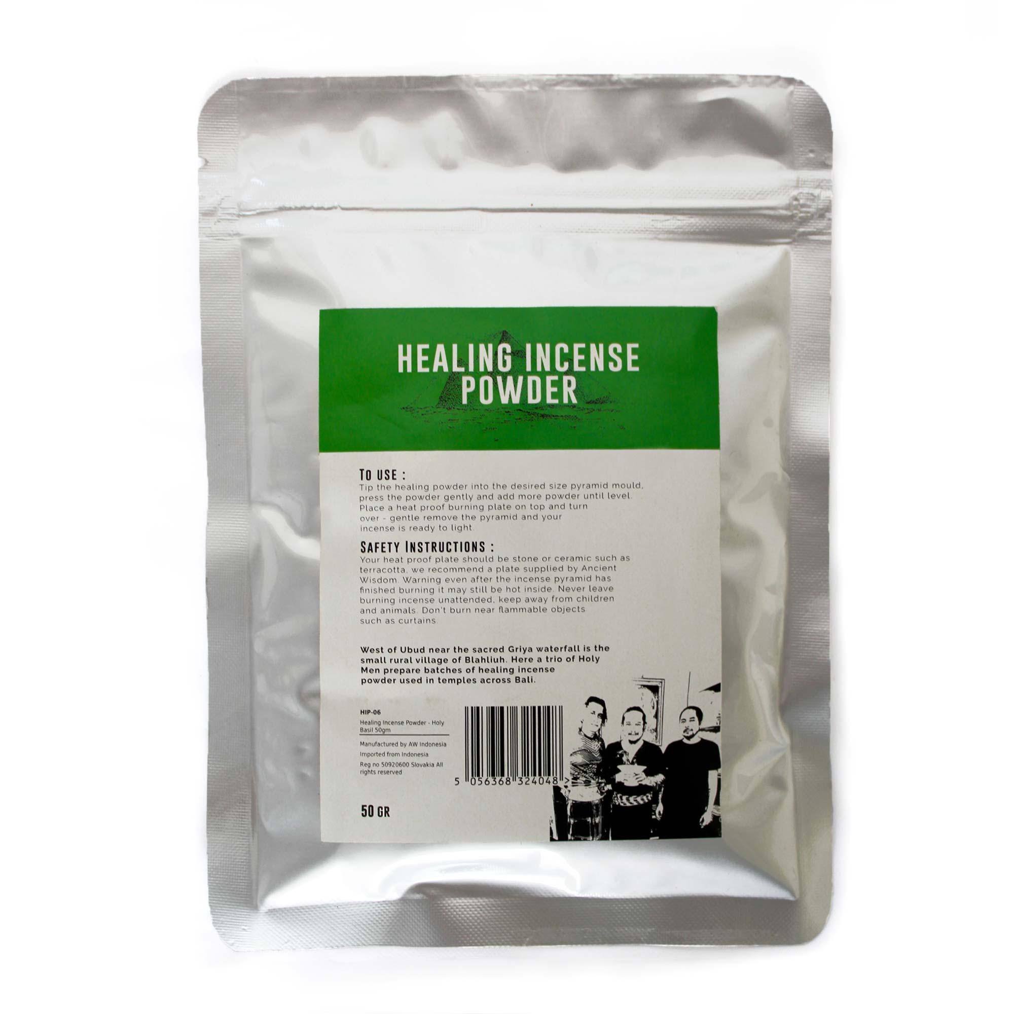 Second image of Healing Incense Powder - Holy Basil 50gm