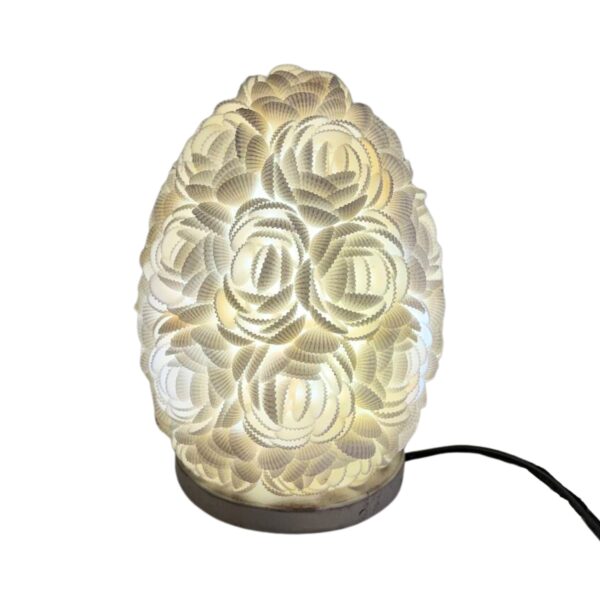 Second image of Lámpara Boho Sea Shell - Rosa Ovalada - 15cm