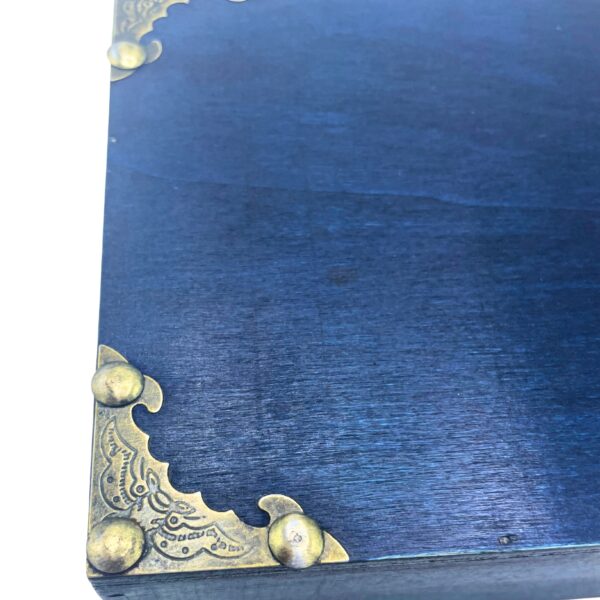 Second image of Caja de té / regalo / cesta - verde azulado
