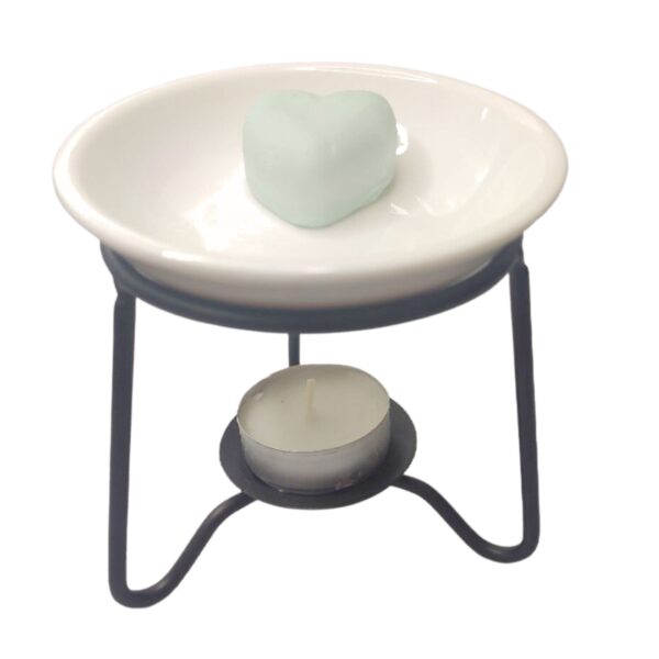 Second image of Soporte simple de cerámica y metal