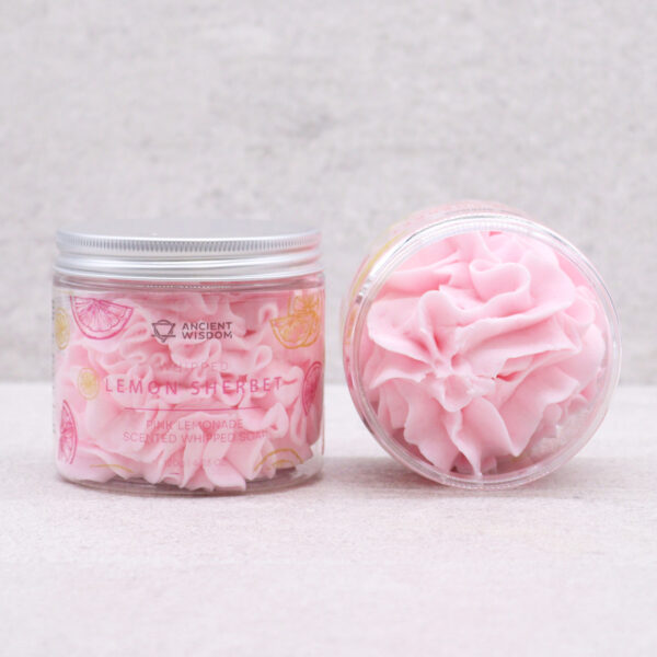 Second image of Jabón Crema Batida Limonada Rosa 120g