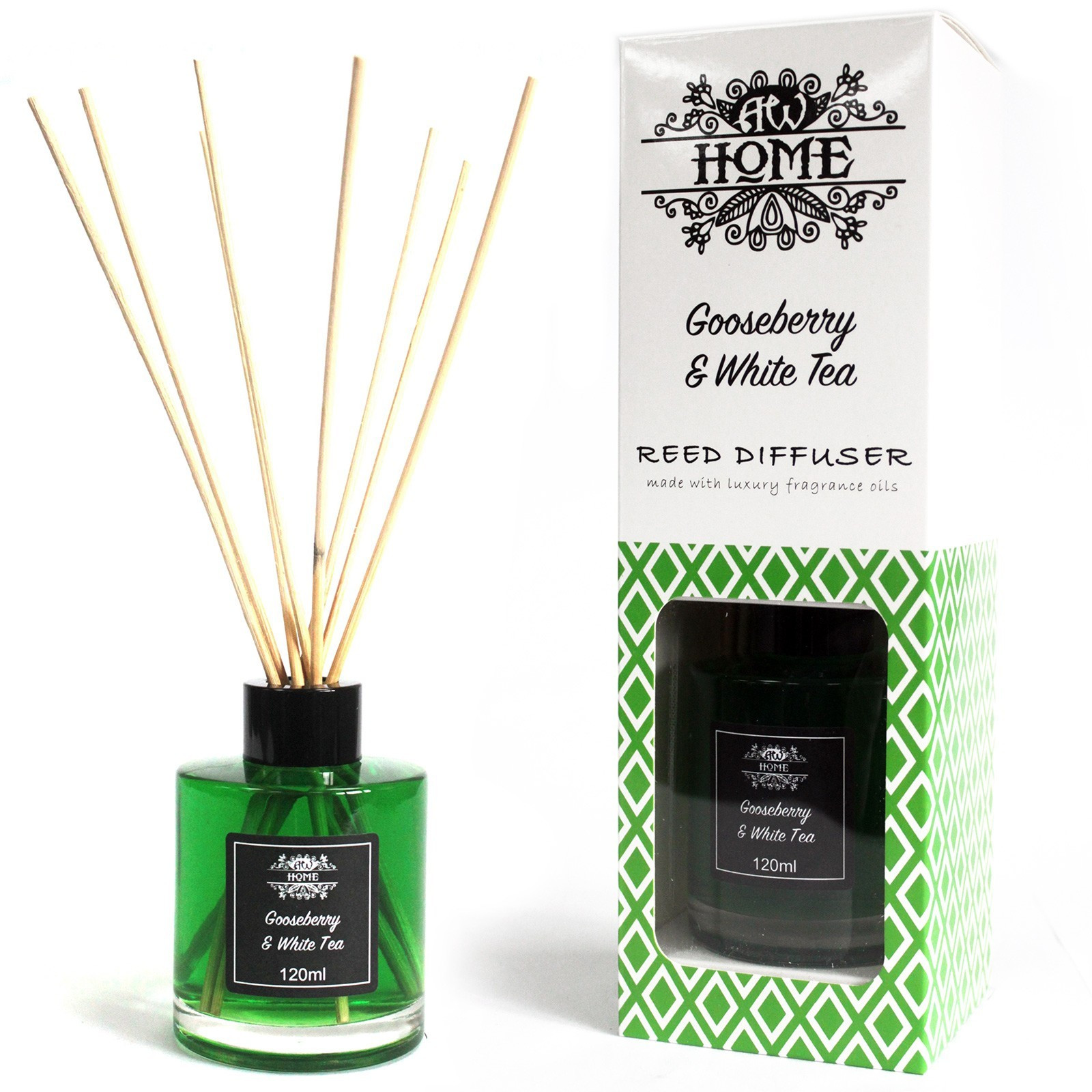 Second image of Difusor aromático 120ml - grosella y té blanco