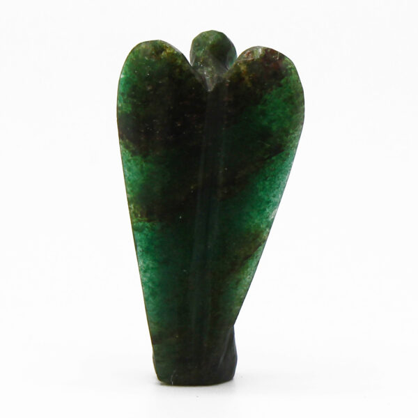 Second image of Ángel de piedra preciosa tallada a mano - Aventurina verde
