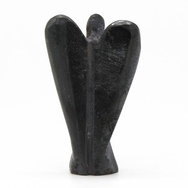 Second image of Ángel de piedras preciosas talladas a mano - Hematita