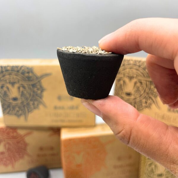 Second image of Caja de 6 copas de Resina Banjara - Palo Santo