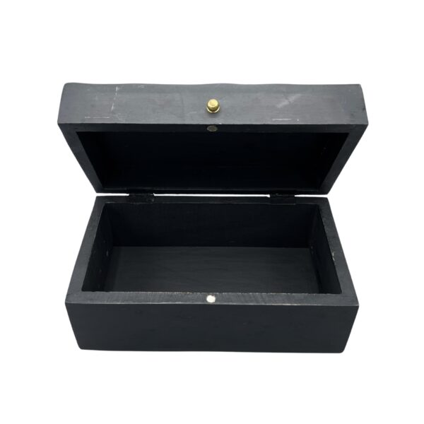 Second image of Vintage Deco - Caja Multiusos - 22x12x10cm - Remolinos Negros