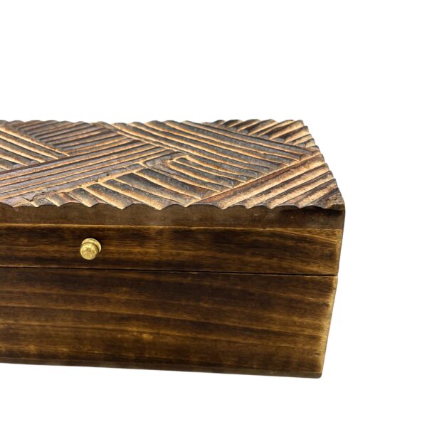 Second image of Vintage Deco - Caja Multiusos - 22x12x10cm - Líneas Antiguas