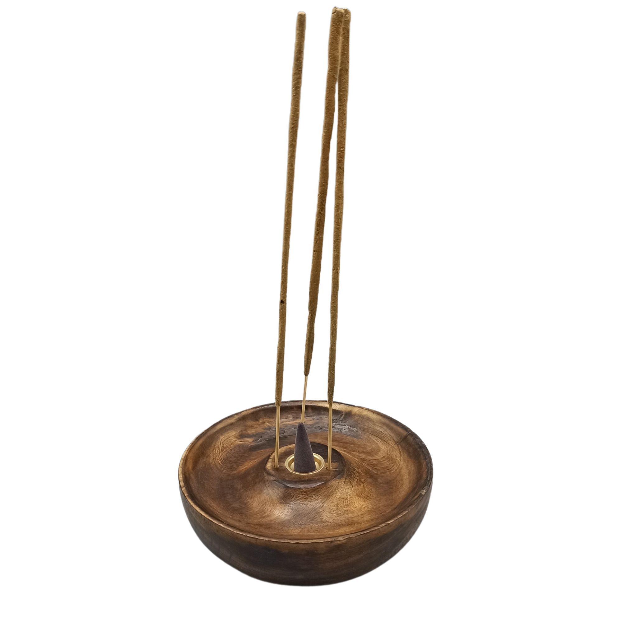 Second image of Disco porta incienso para conos y varillas - Liso