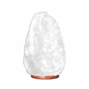 Lámpara de Sal del Himalaya de Cristal de Roca - & Base apx 8-10kg