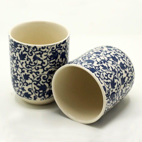 Second image of Tazas de te - Diseño azul