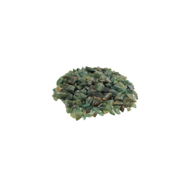 Second image of Green Avenurine Gemstone Chips Bulk - 1KG