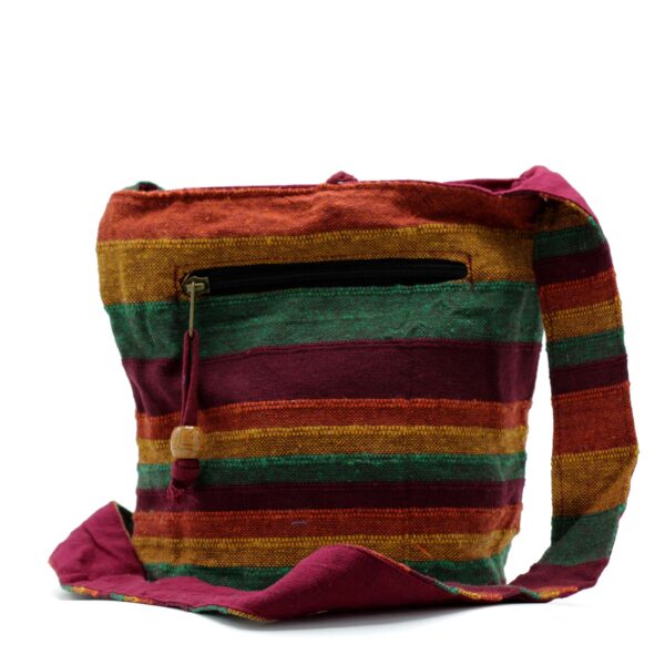 Second image of Bolsa bandolera Nepal - Montaña Trek Tan & Verdes