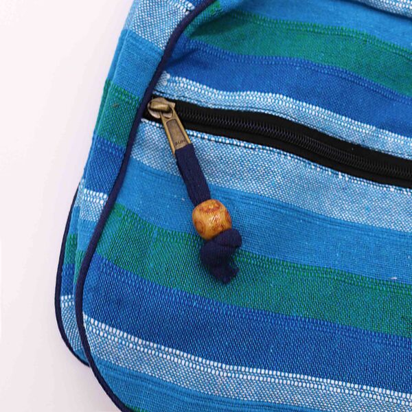 Second image of Bolso Bandolera Nepal (correa ajustable) -  Ríos azules