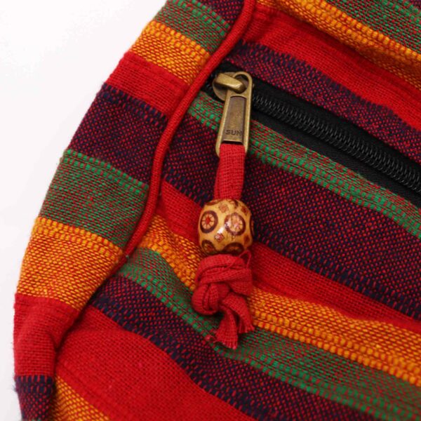Second image of Bolso Bandolera Nepal (Correa Ajustable) -  Rojos del atardecer