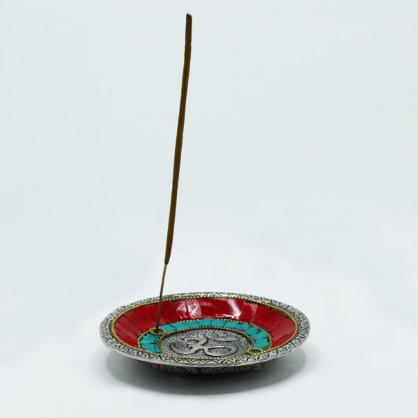 Second image of Plato Om Decoración Tibetana Portaconos y Varillas