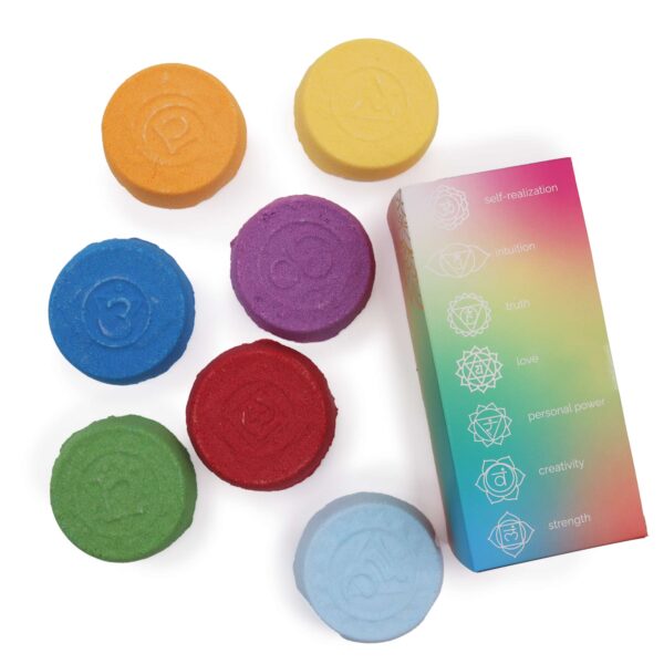 Second image of Bombas de baño Chakra - Caja grande - Armonia de los Chakras y Resplandor Interior