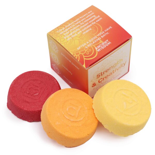 Second image of Bombas de baño Chakra - Caja pequeña - Fuerza y Creatividad