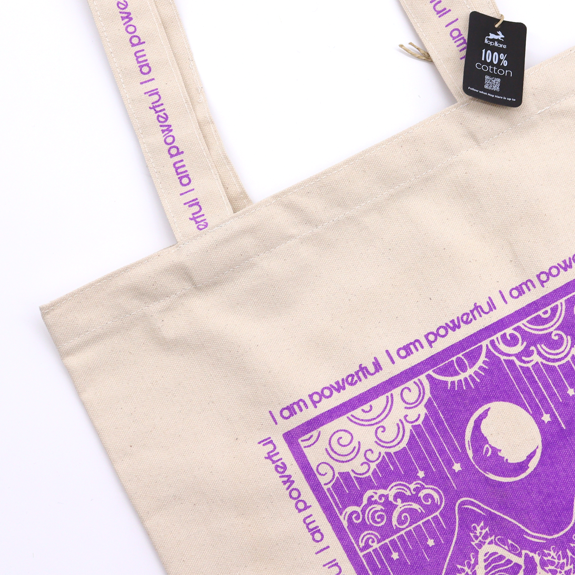 Second image of Bolsa de Algodon-  Hop Hare - Soy Poderosa