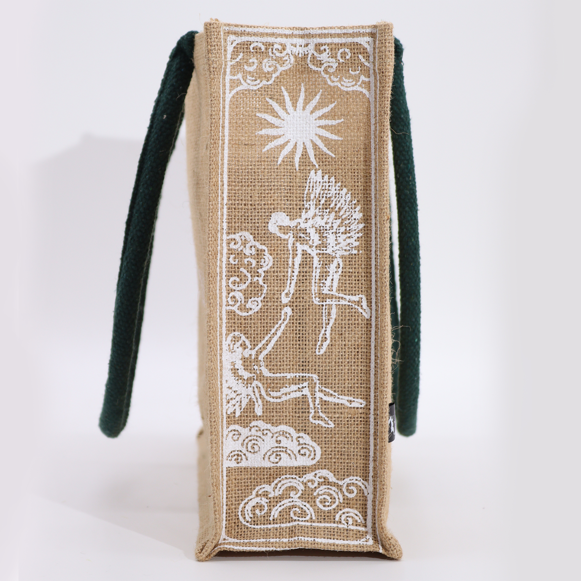 Second image of Bolsa Grande de Yute Hop Hare  - Soy Amada