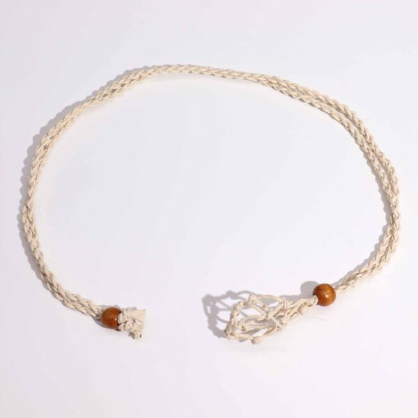 Second image of Cordones para Collar de Pieras Preciosas 45 cm - Natural