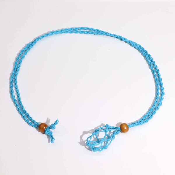 Second image of Cordones para Collar de Pieras Preciosas 45 cm - Azul