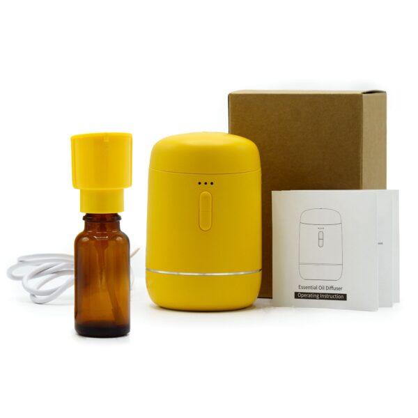 Second image of Nebulizador simple de aceite sin agua - USB a C - Amarillo