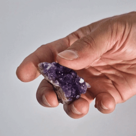 Second image of Pequeña Piedra Racimo de amatista natural de alta calidad (aprox. 3-8 cm)