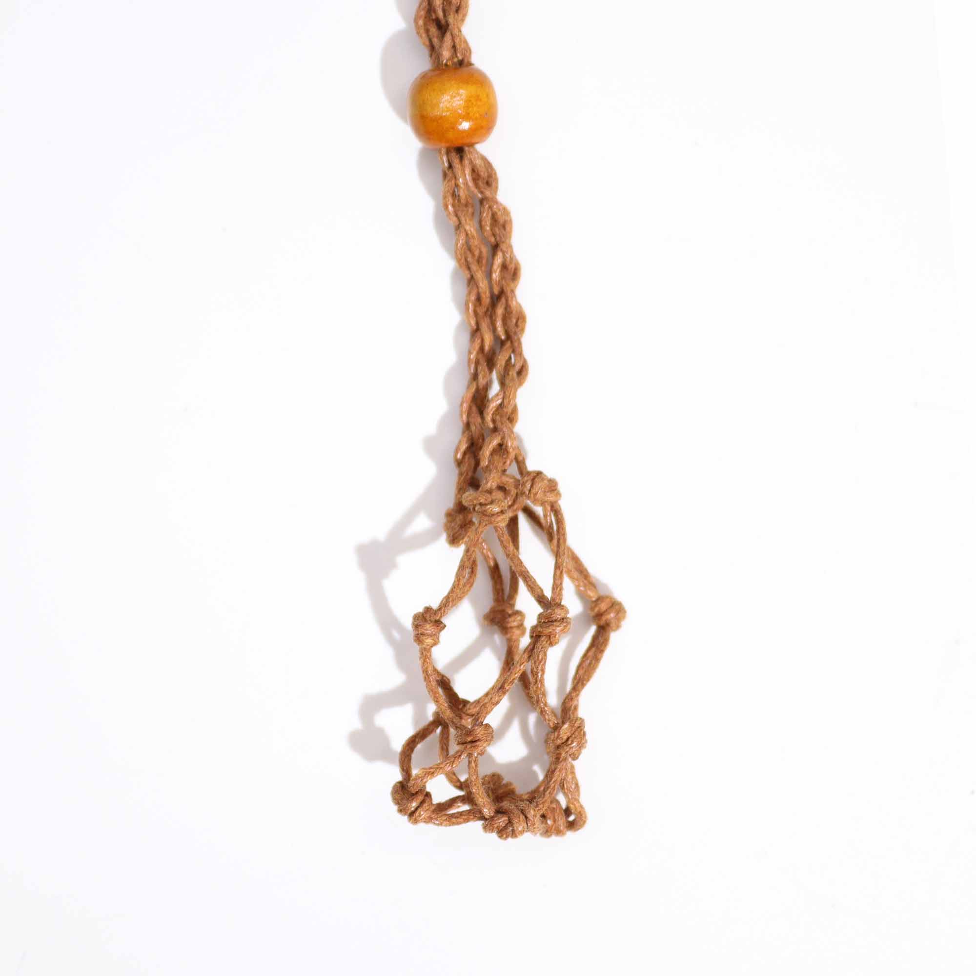 Second image of Cordones para Collar de Pieras Preciosas 45 cm - Marron