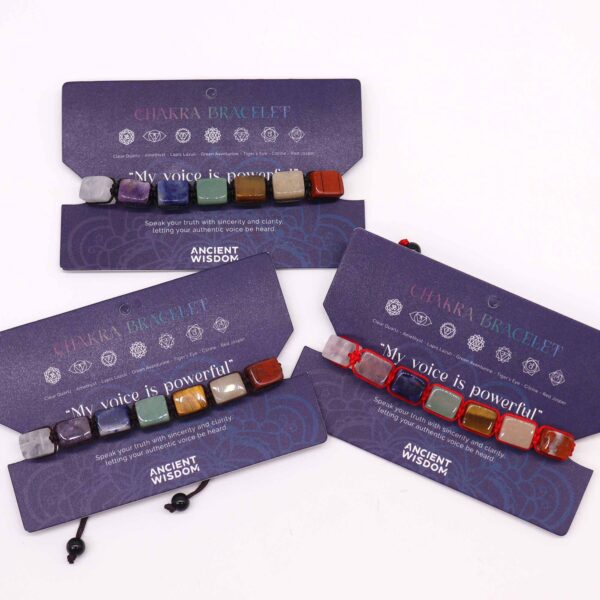 Second image of Pulseras de chakras - Piedras pulidas