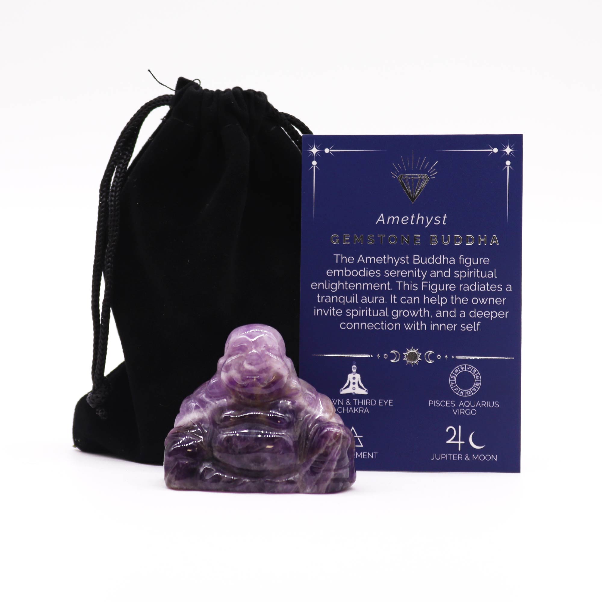 Second image of Gema Buda Grande - Amatista 50x40x20mm