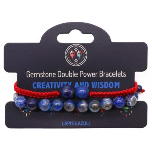 Pulseras de Doble Poder de Piedras Preciosas - Sodalita
