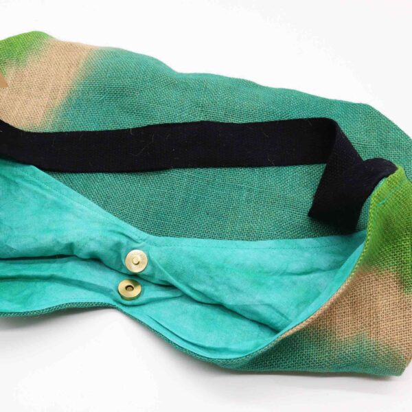 Second image of Bolso de hombro - Verde azulado
