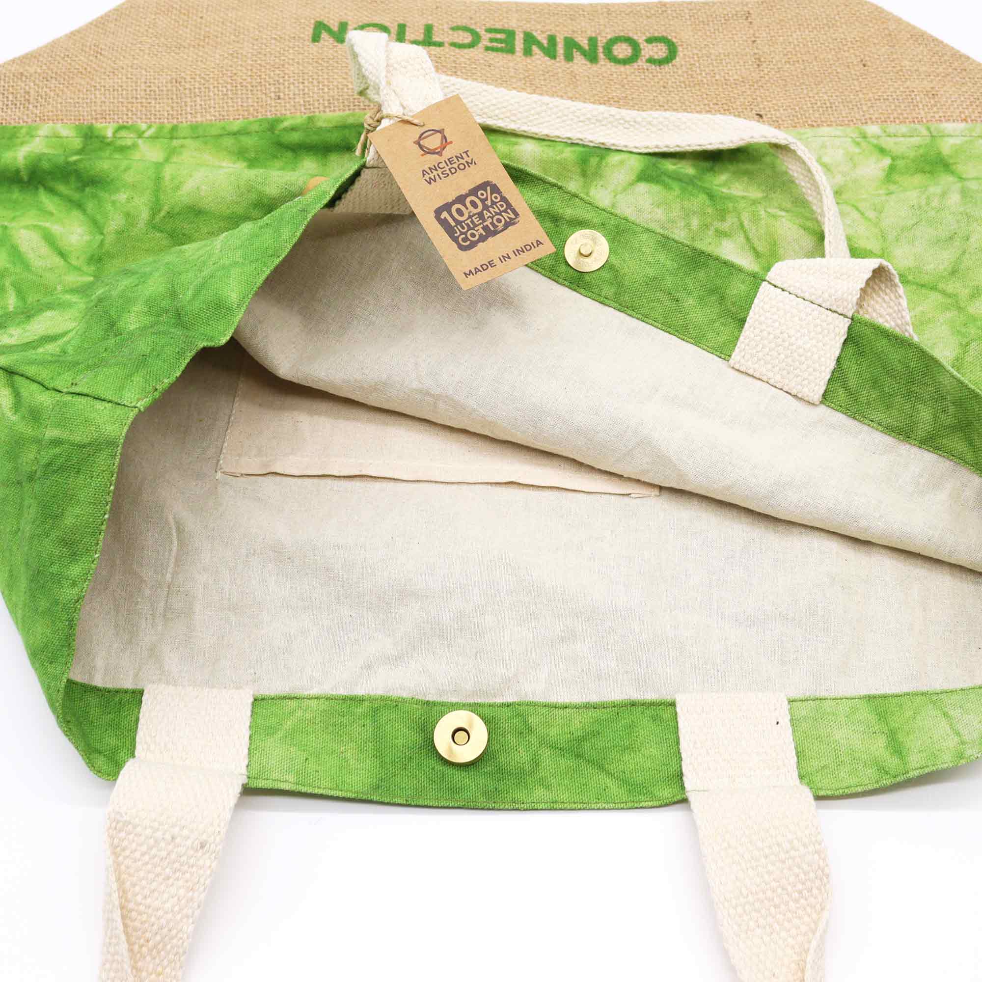 Second image of Bolsa All Natural - Verde - Árbol de la Vida - Conexión
