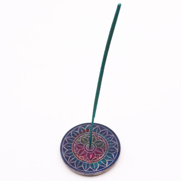 Second image of Porta-incienso Disco de Esteatita 8cm - Loto en Loto