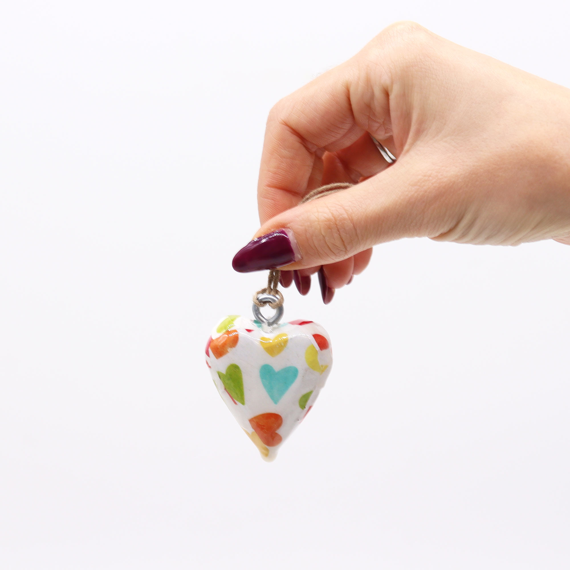 Second image of Pequeño corazone de madera Decorativo - Corazones