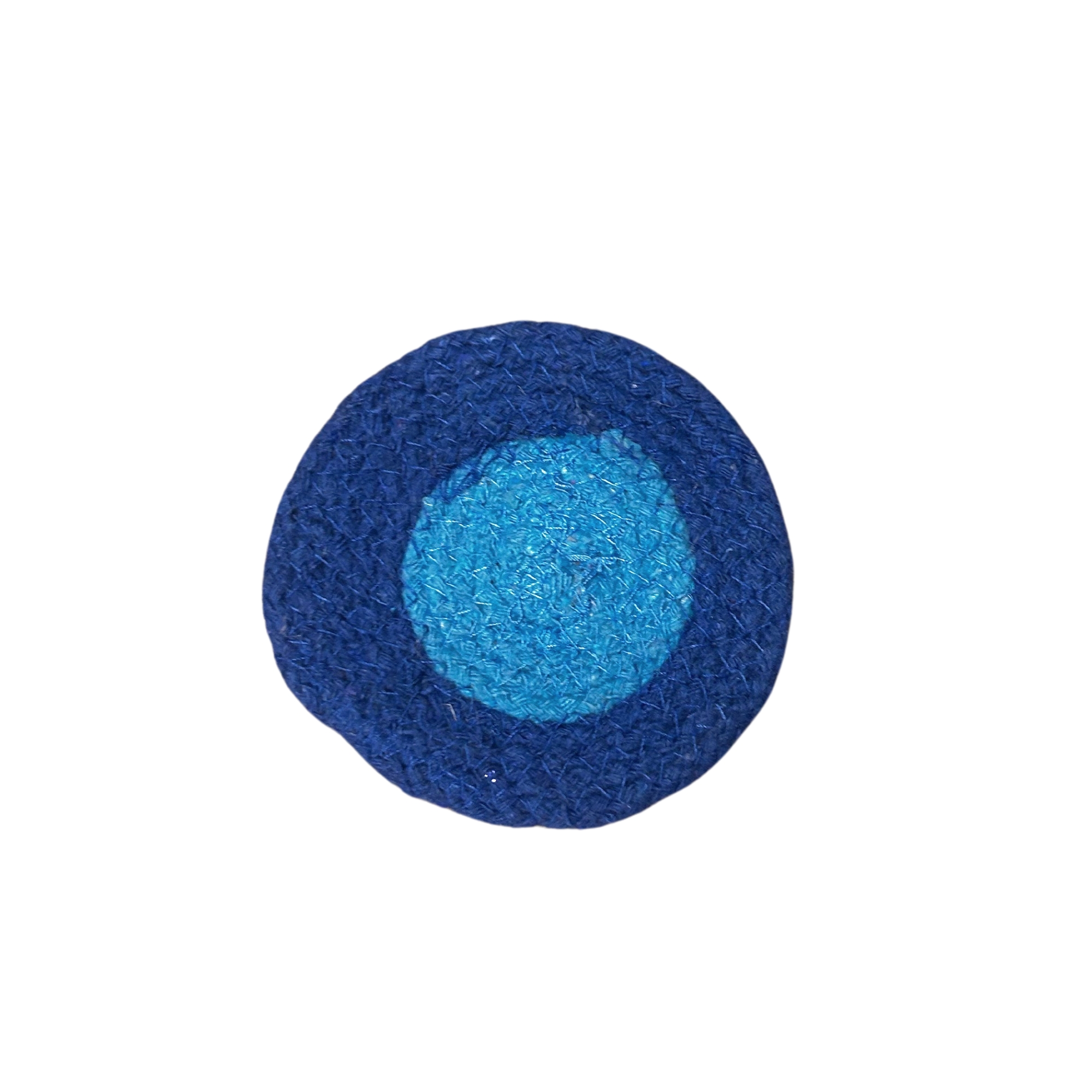 Second image of Juego de posavasos y Individual de cuerda de yute Mal de Ojo (4 de cada)