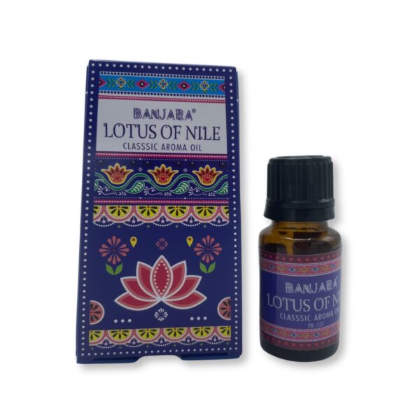 Second image of Aceite con fragancia de la India Banjara 10ml - Loto del Nilo