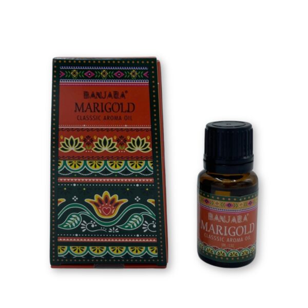 Second image of Aceite con fragancia de la India Banjara 10ml - Caléndula