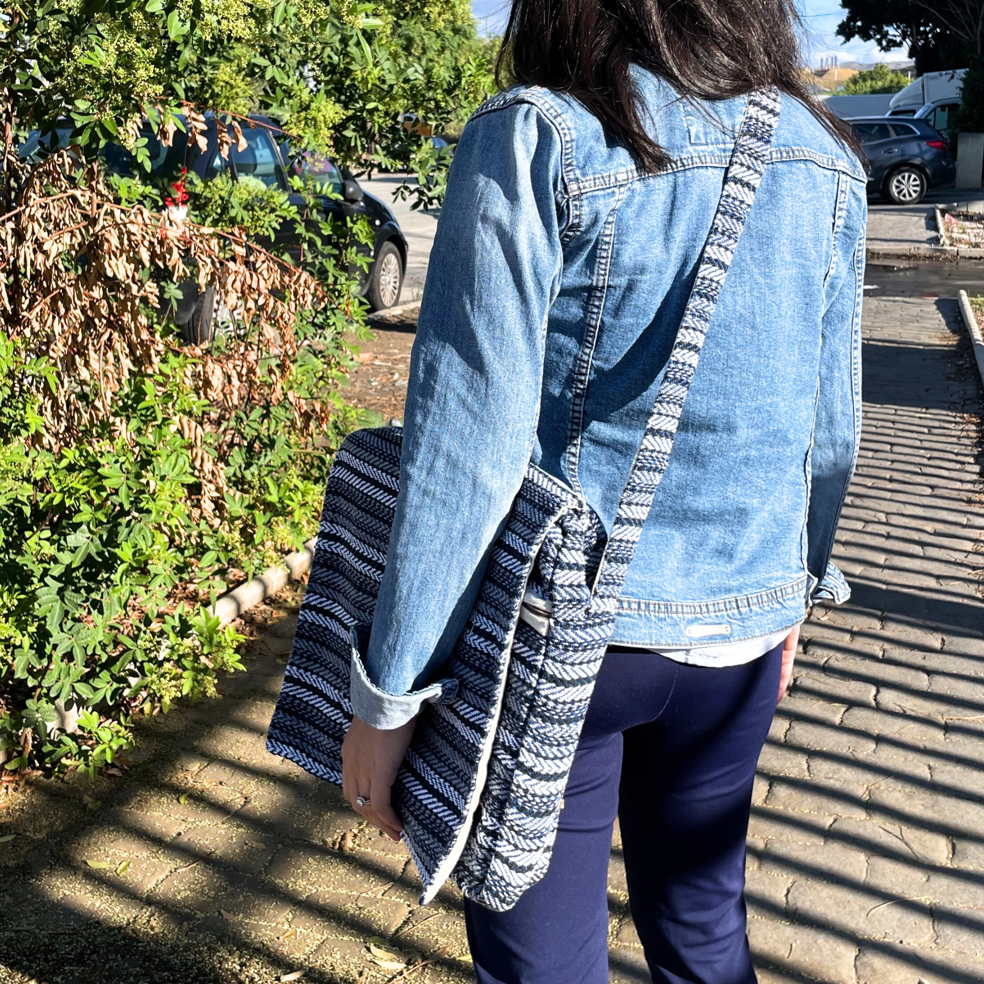 Second image of Bolso para Portátil Soft Banjar - Rayas Azules