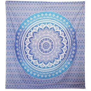 Tapiz  Pared / Pareo - Mandala - Azul