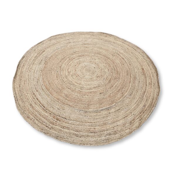 Second image of Alfombra redonda extragrande de yute 200 cm