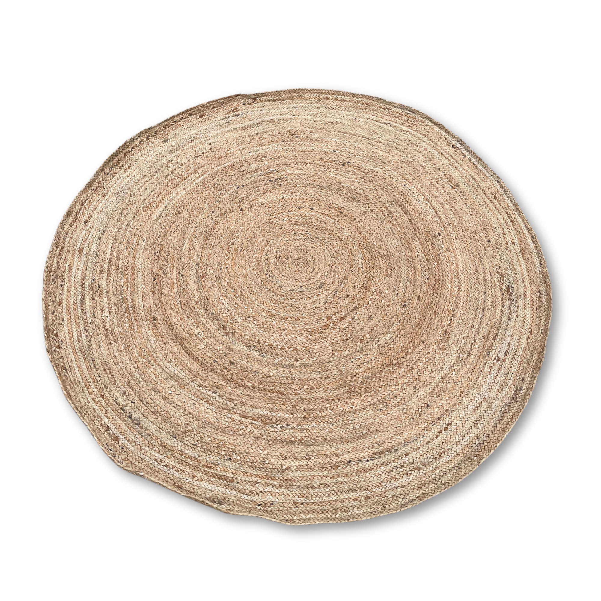 Second image of Alfombra redonda grande de yute 150 cm